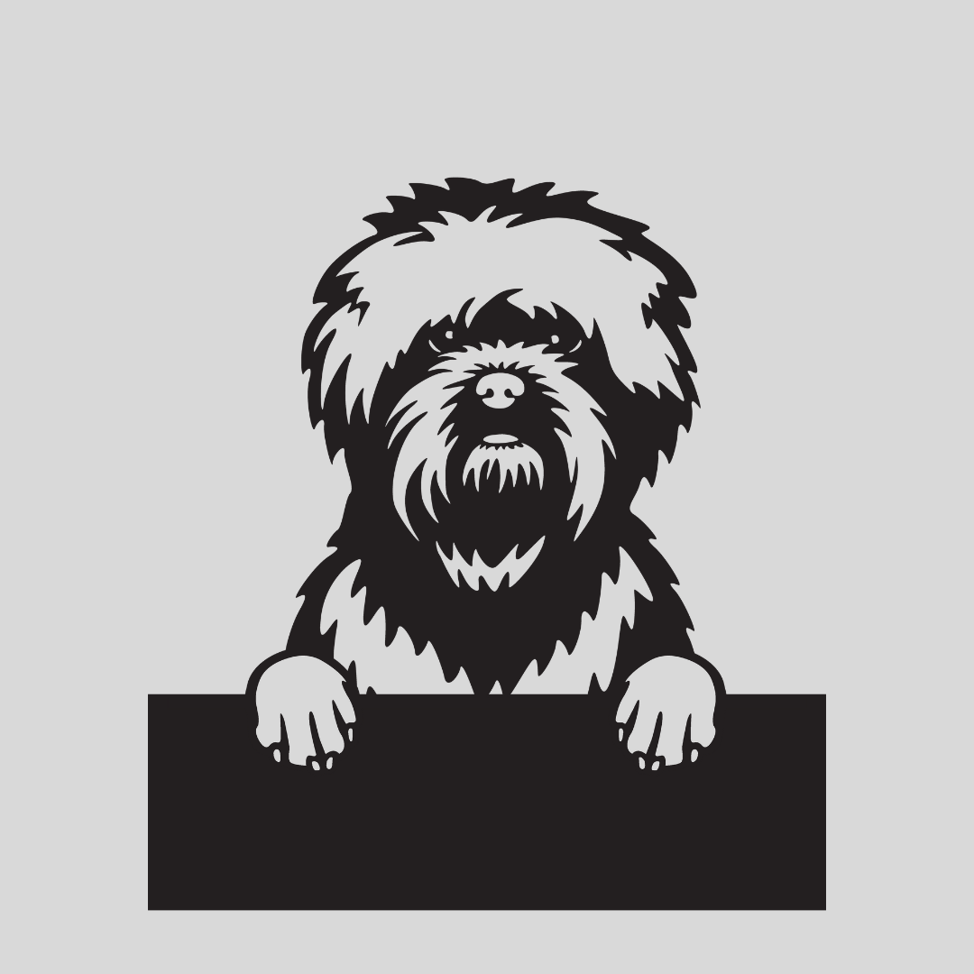 Wandstaal Naambord - Affenpinscher Hond