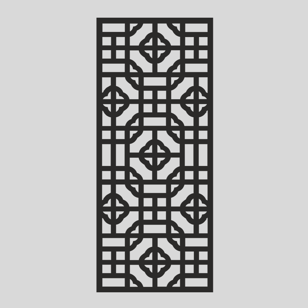 Wandstaal Wandpaneel "Chique Cross"