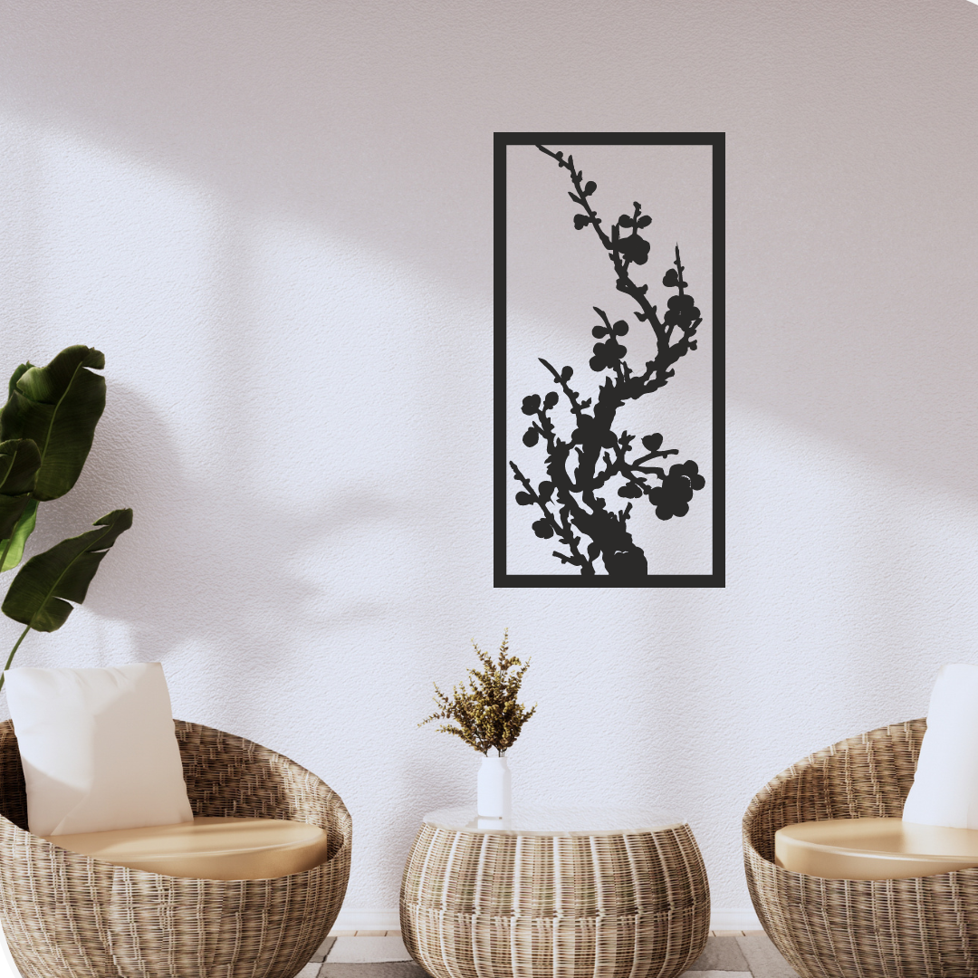 Wandstaal Wandpaneel "Druifrank"