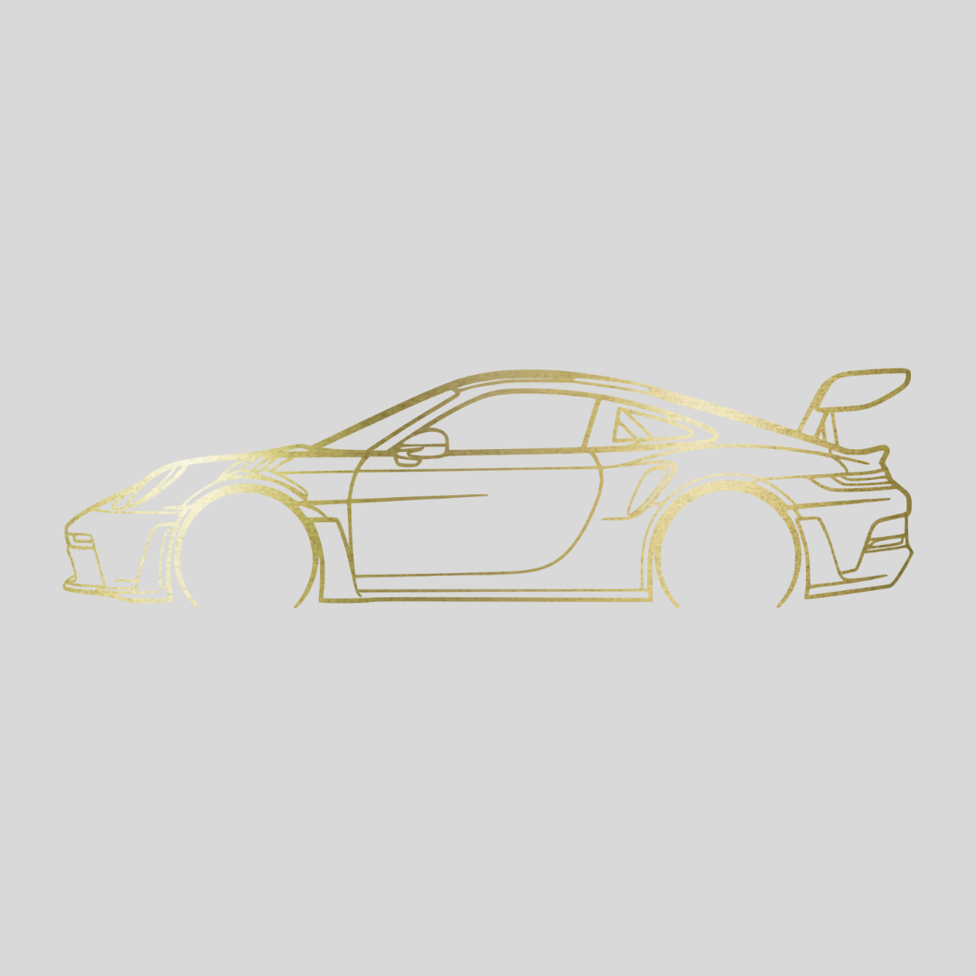 Wandstaal Auto GT3 RS 911