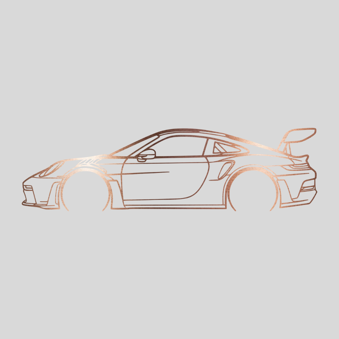 Wandstaal Auto GT3 RS 911
