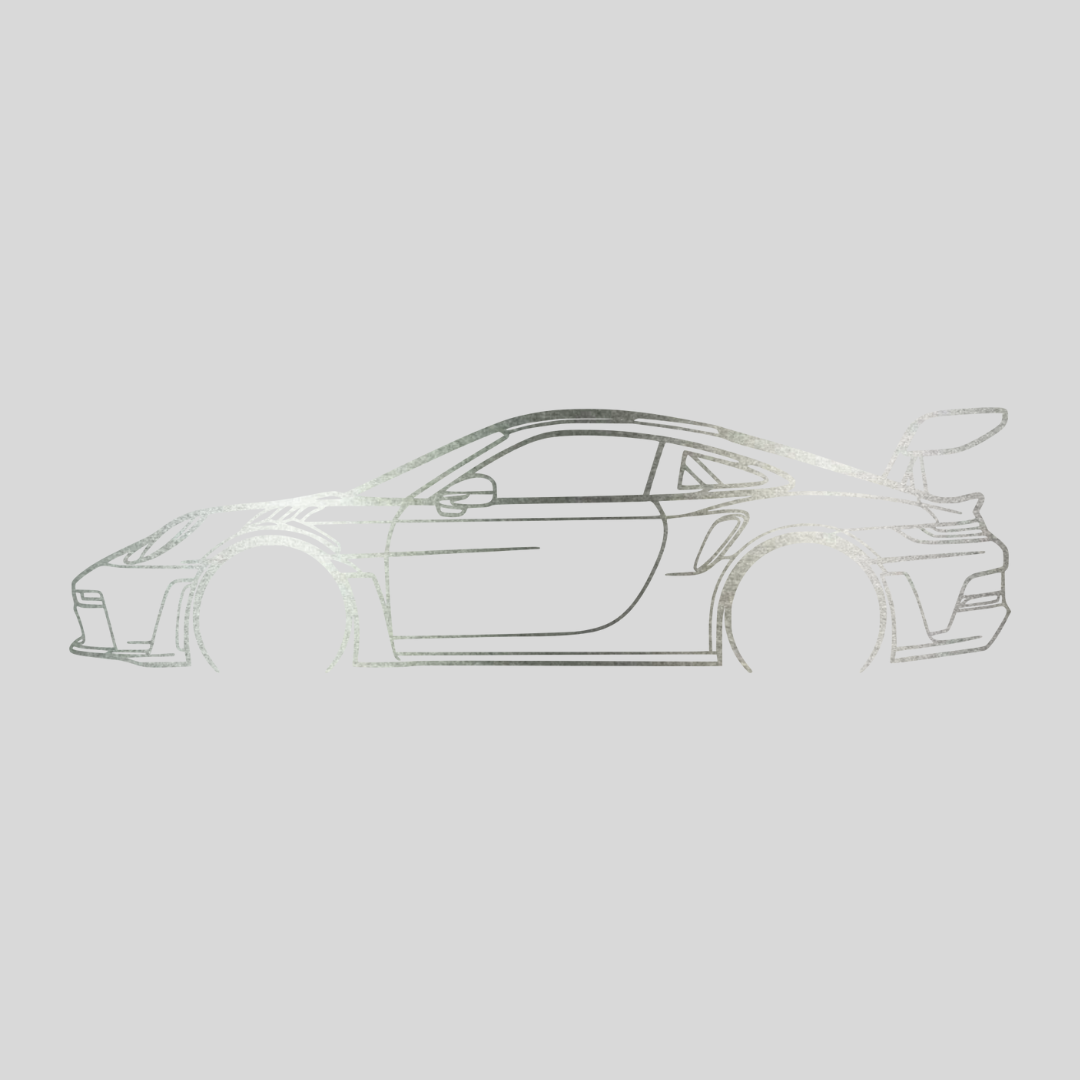 Wandstaal Auto GT3 RS 911