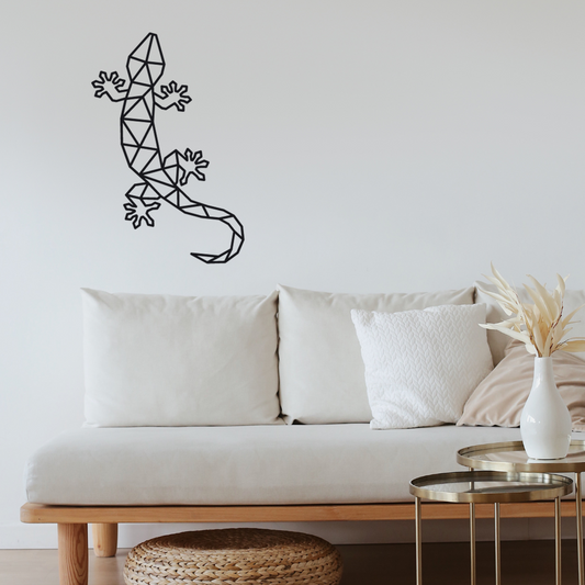 Geometrische Hagedis Staal