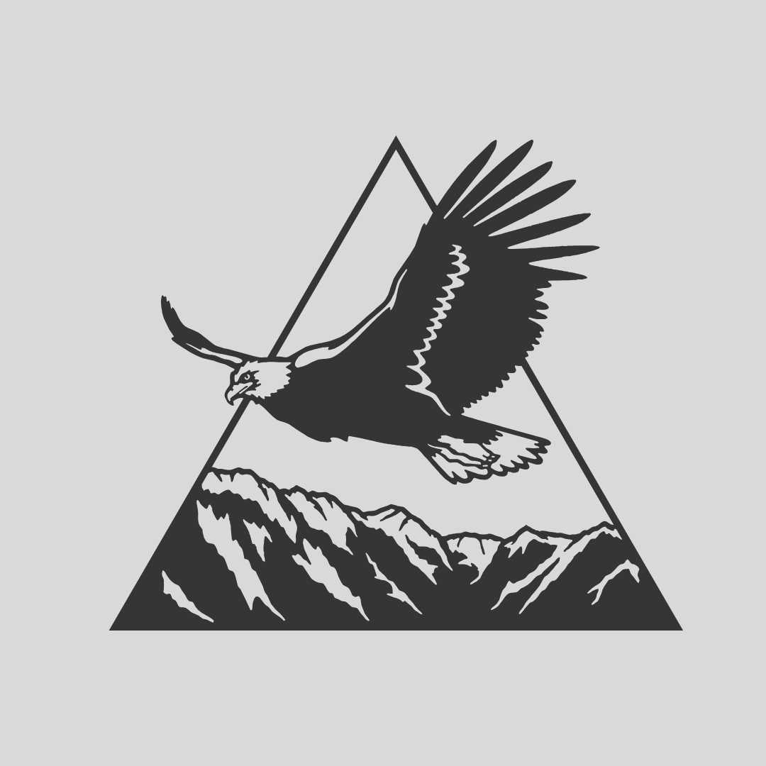 Wandstaal Dier Havik Landschap