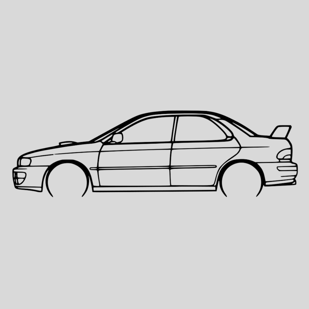 Wandstaal Auto Impreza