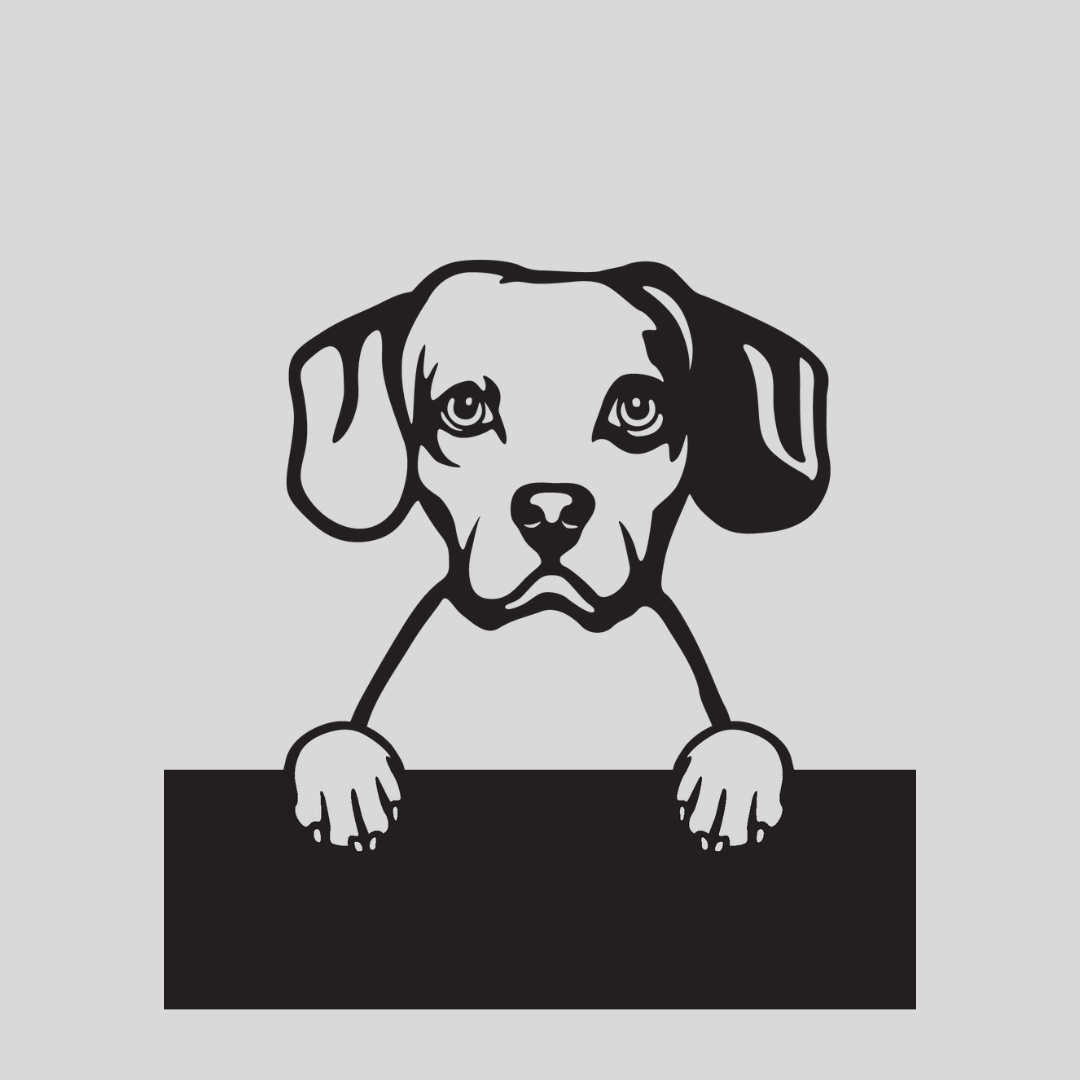 Wandstaal Naambord - Jack Russell Terrier Hond