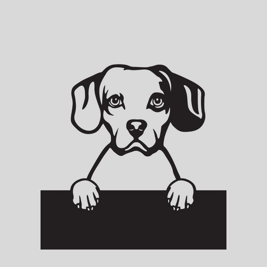 Wandstaal Naambord - Jack Russell Terrier Hond