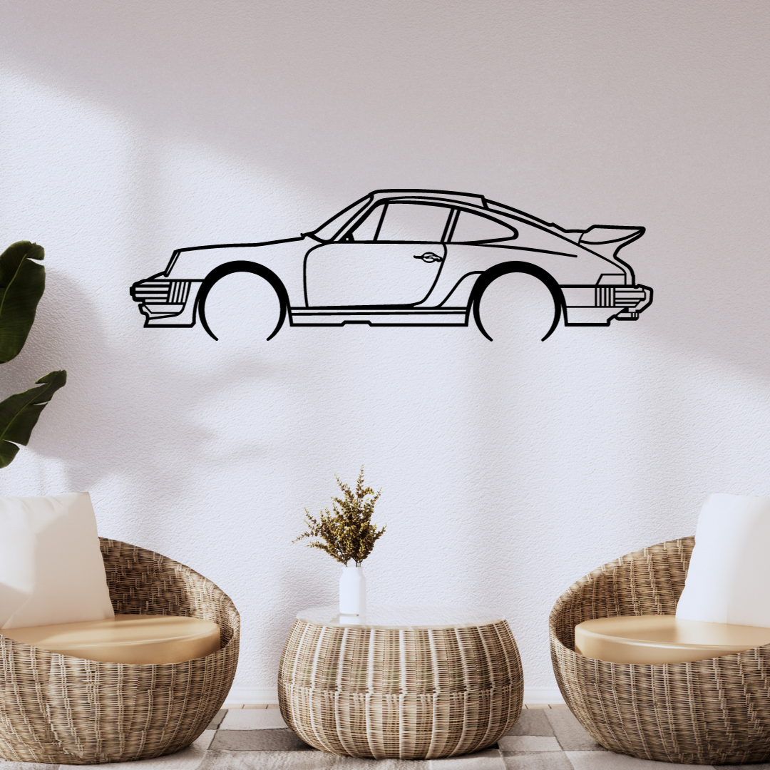 Wandstaal Auto Porsche