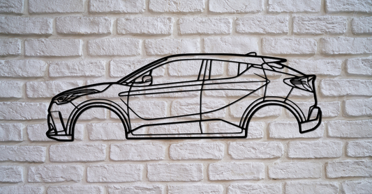 Wandstaal Auto Toyota CHR