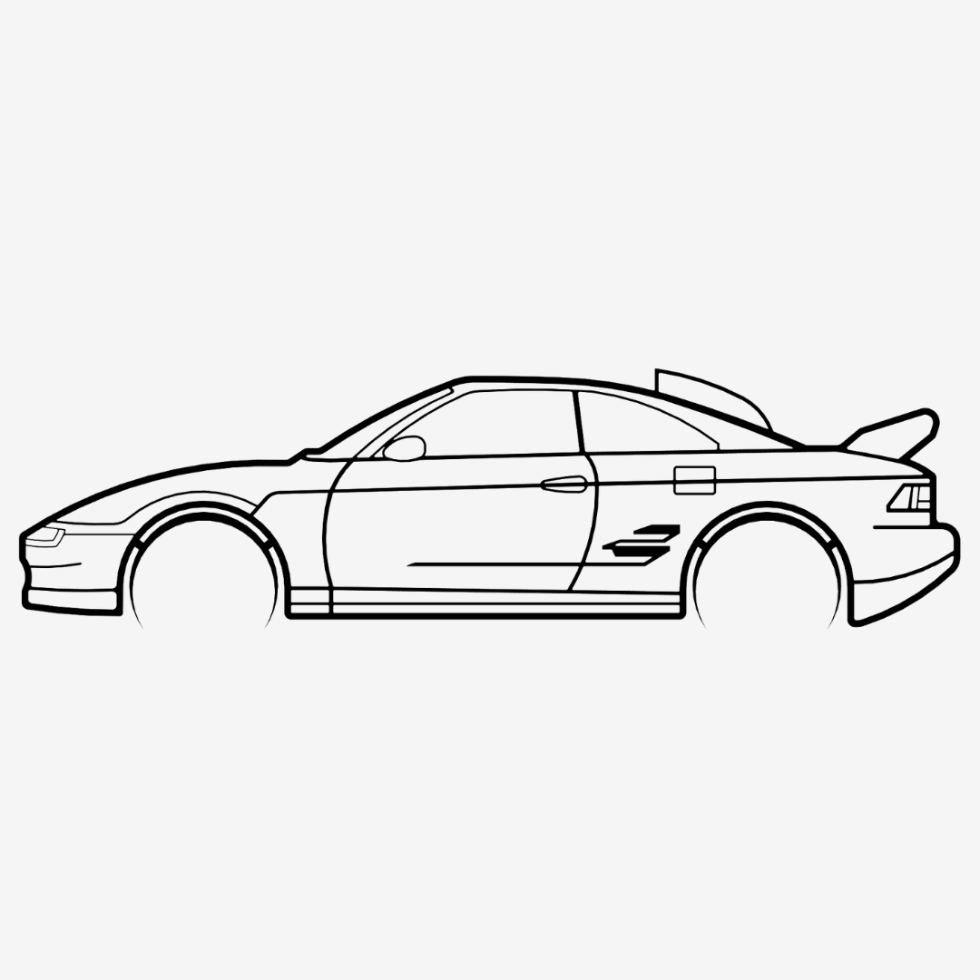 Wandstaal Auto Toyota MR2 SW20