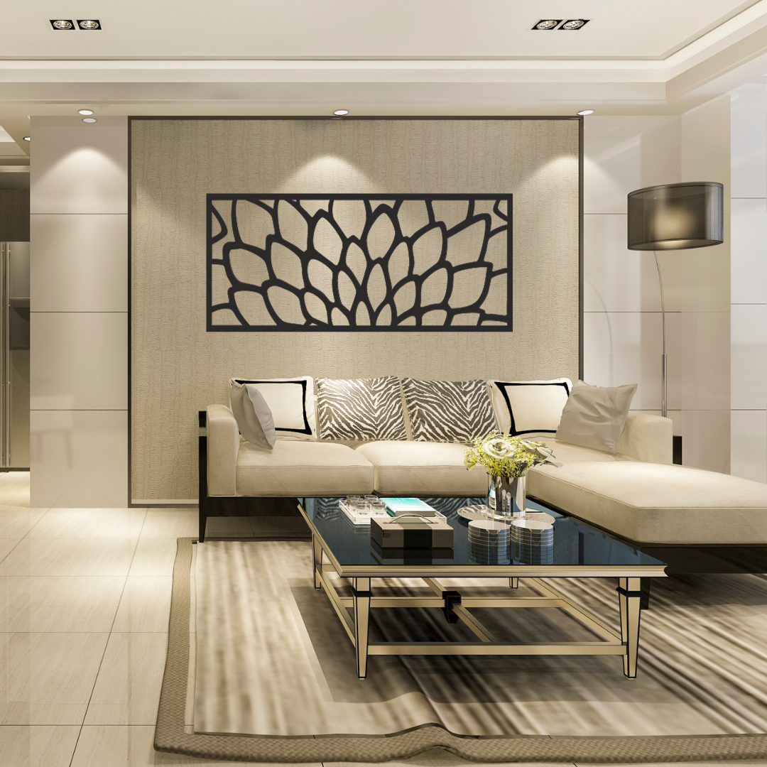 Wandstaal Wandpaneel "Schubben"