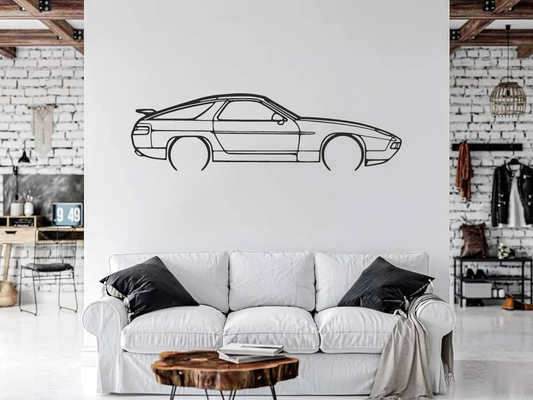 Wandstaal Auto Porsche 928 GTS