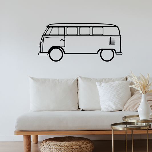 Wandstaal Auto VW Bus