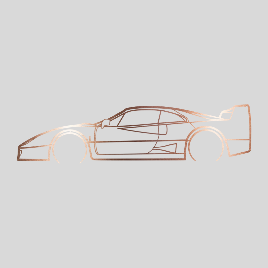 Wandstaal Auto F40