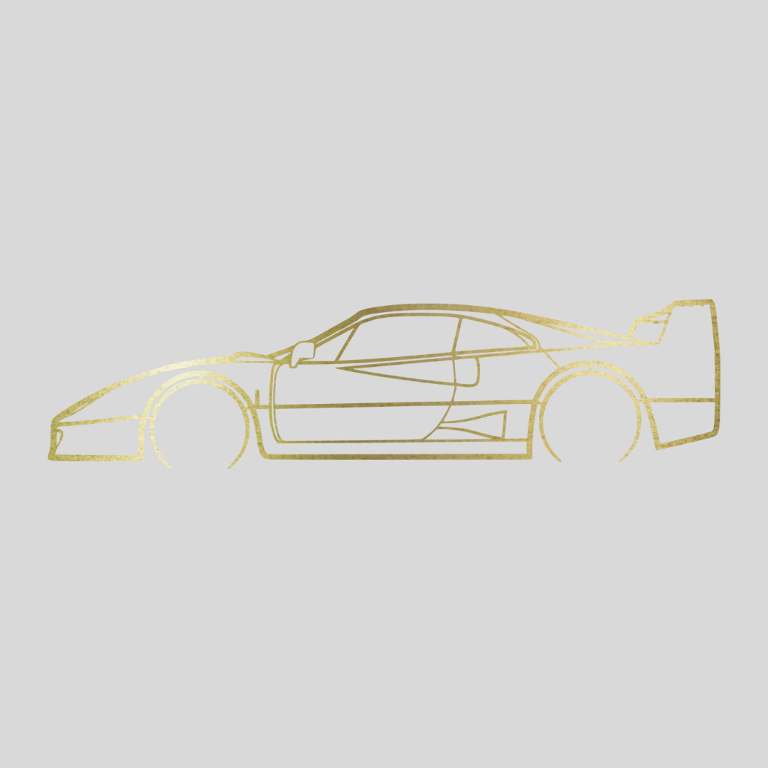 Wandstaal Auto F40